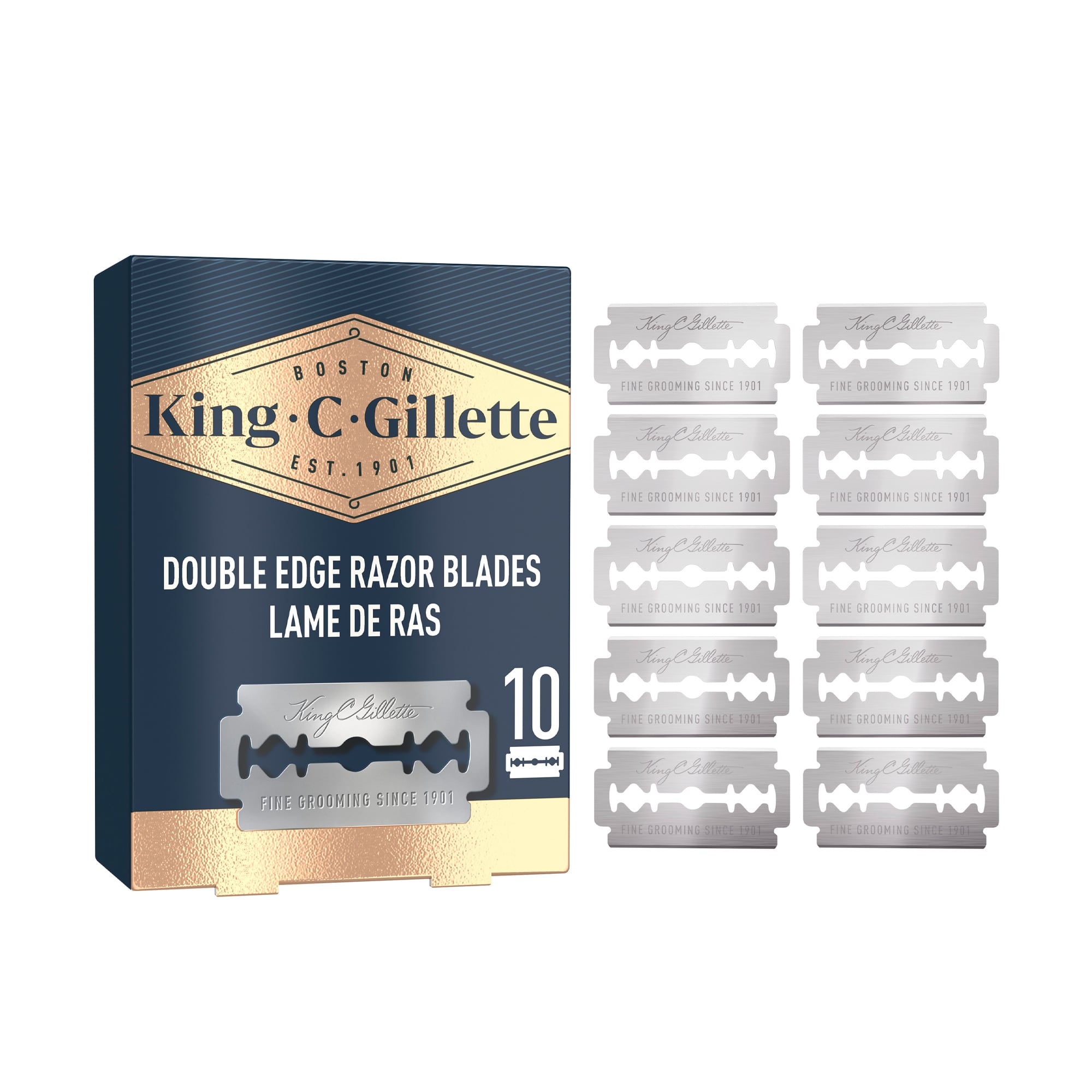 Леза для гоління Gillette King C, 10 шт